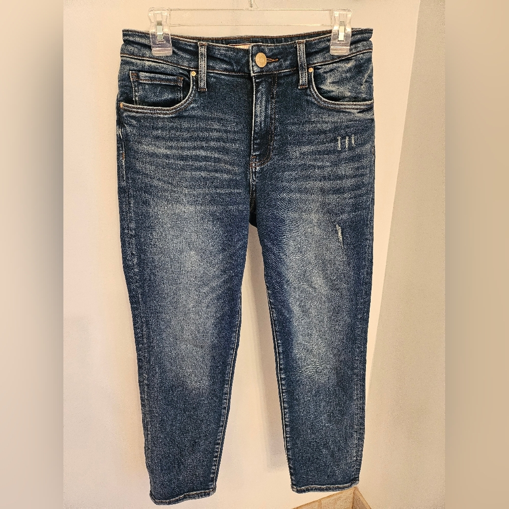 Kut from the kloth high rise Catherine ankle straight leg jeans 6